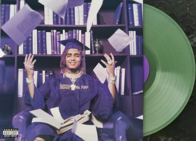 Lil Pump ‎Harverd Dropout Vinyl LP Limited Edition NEW CLEAR Record