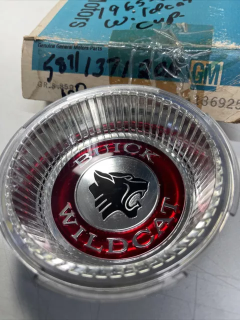 ￼NOS 1965 1966 Buick Wildcat hubcap center medallion 1371206￼ ￼1369255