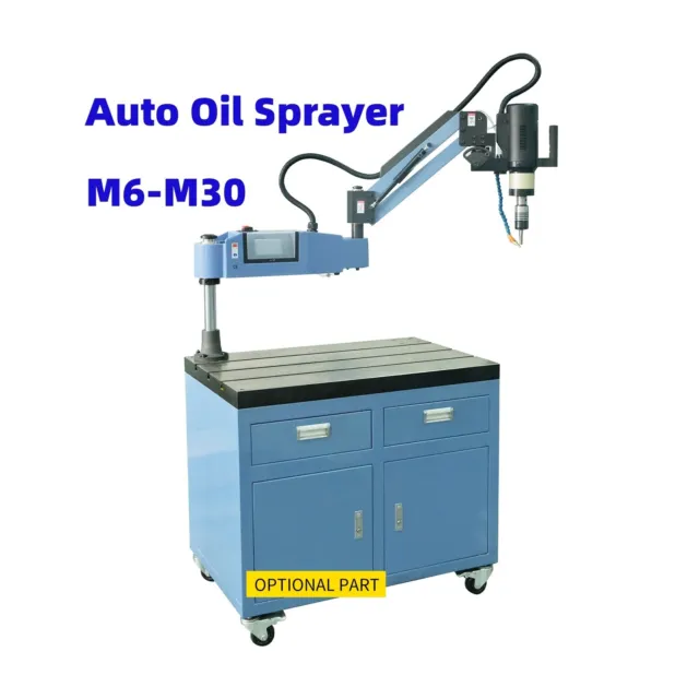 SFX M30R Electric Tapping Machine For M6-M30 Threading With Auto Oil Sprayer