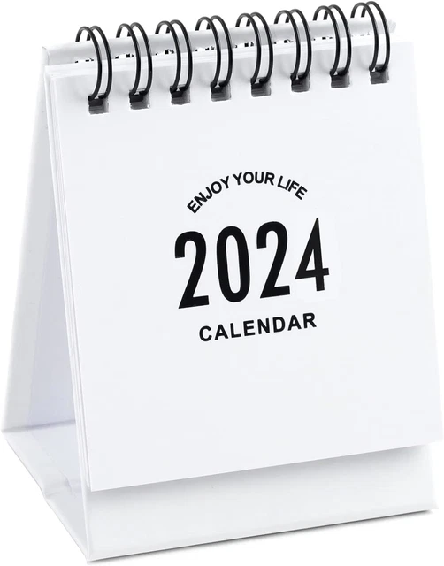 MINI DESK CALENDAR 20242025 January 2024 until June 2025 Small