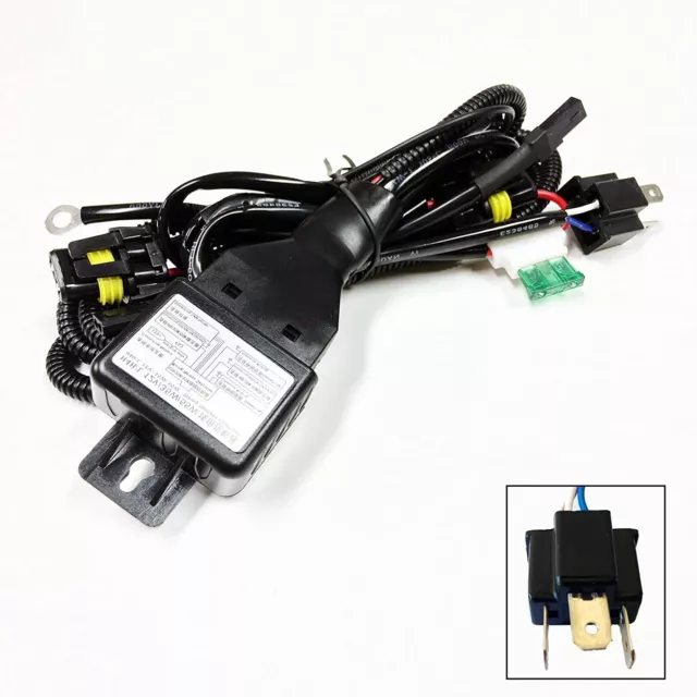 NEW H4 9003 Bi-Xenon HID Relay Harness 35W 55W Dual H/L Wiring Controller + Fuse NEW H4 9003 Bi-Xenon HID Relay Harness 35W 55W Dual H/L Wiring Controller + Fuse
