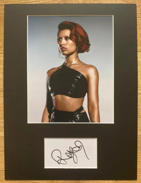 Raye  **HAND SIGNED**  16x12 mounted display ~ AUTOGRAPHED