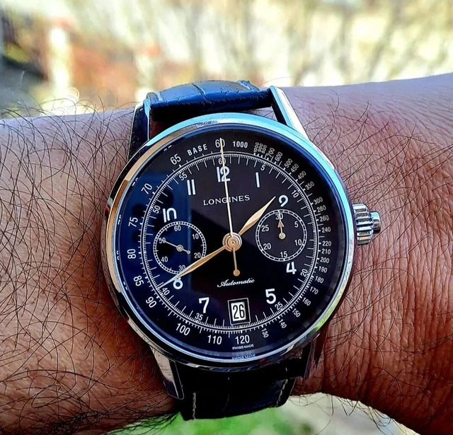 Longines heritage shop monopusher chronograph