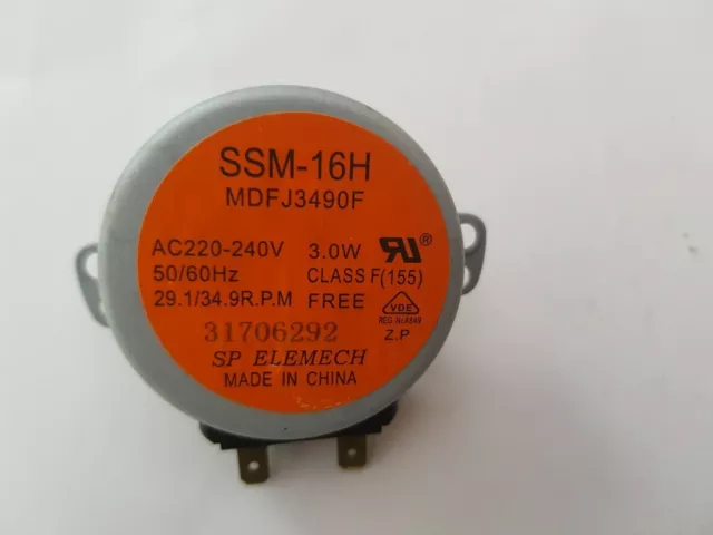 Genuine Samsung Nq50K3130Bs Microwave Turntable Motor Ssm-16H Mdfj3490F Class F