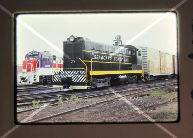 Original '72 Ektachrome Slide SCL Seaboard Coast Line 73 DS44-1000     40D37