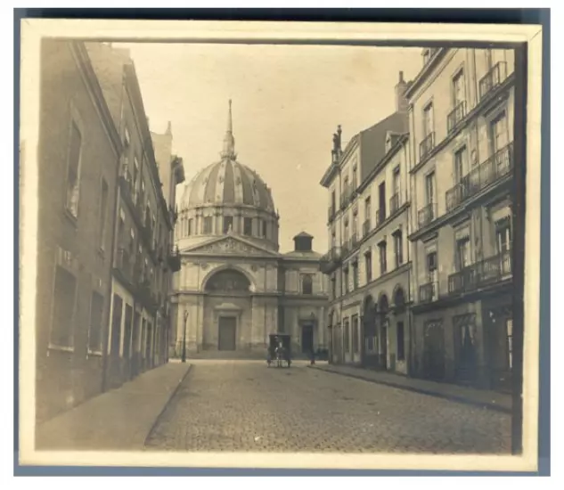 France, Nantes, Eglise Saint Louis  Vintage silver print Tirage argentique