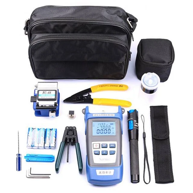 12 Pieces / Sats Glass Fiber FTTH Cold Connection Tool Set -6S Opti N6S8