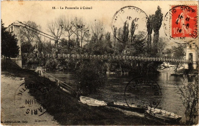 CPA AK Creteil La Passerelle a Creteil FRANCE (1282339)