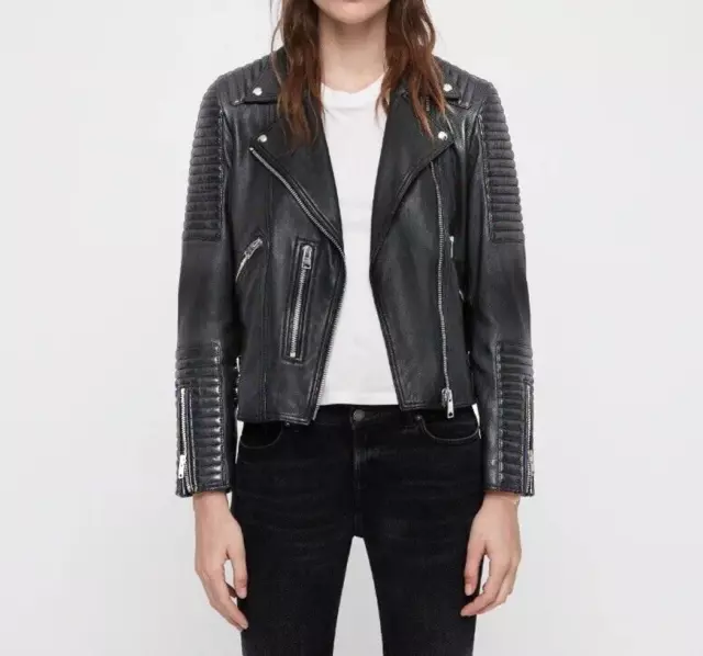 Estella leather on sale biker jacket allsaints