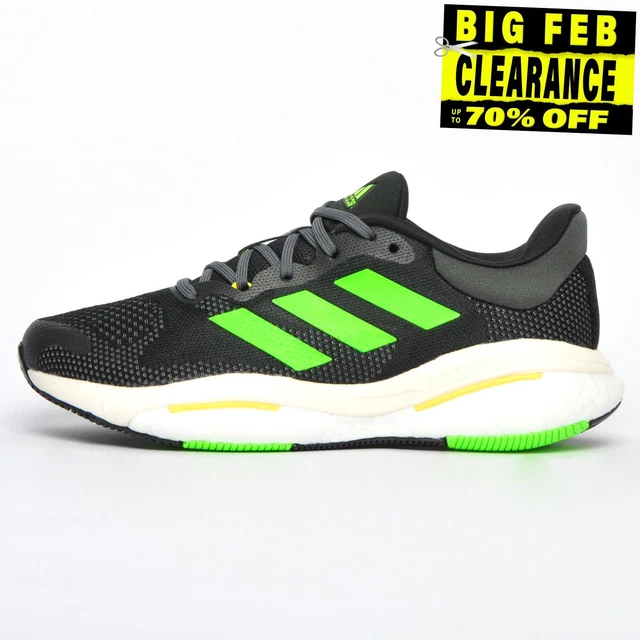 Adidas solar glide st boost mens running shoes  black top