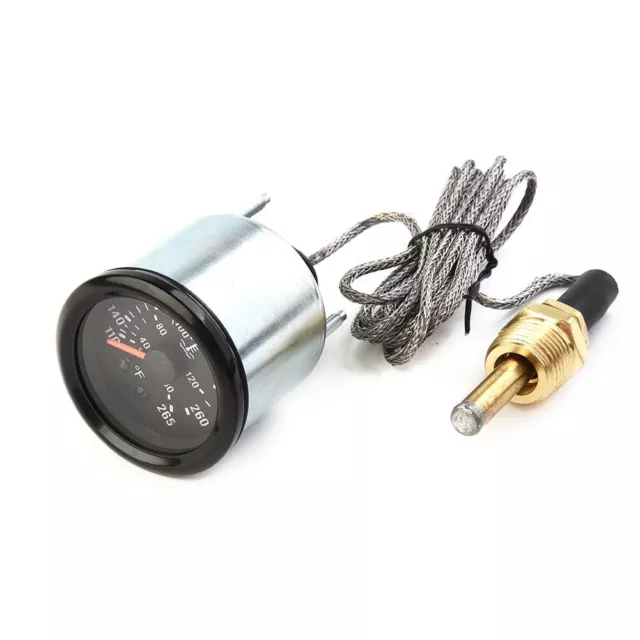 2"" 52mm Pointer Mechanical Water Thermometer with Temperature Sensor for Cars