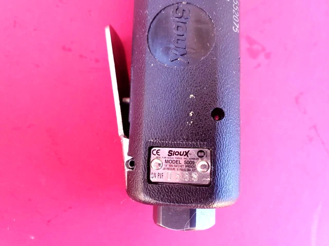 Sioux Mini 1/4" Drive Pneumatic Air Ratchet Wrench 5
