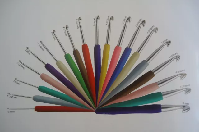 Knitter's Pride Waves Crochet Hooks. Pick & choose your own sizes and/or Case