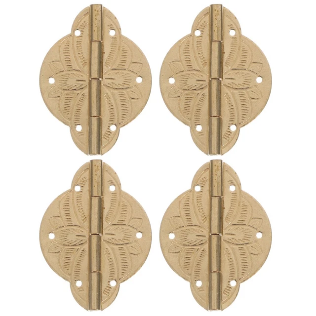 Charnières Rétro Antique Bronze - Lot De 4 Avec Vis, 1.97x0.38 Pouces, Uxcell, Neuf