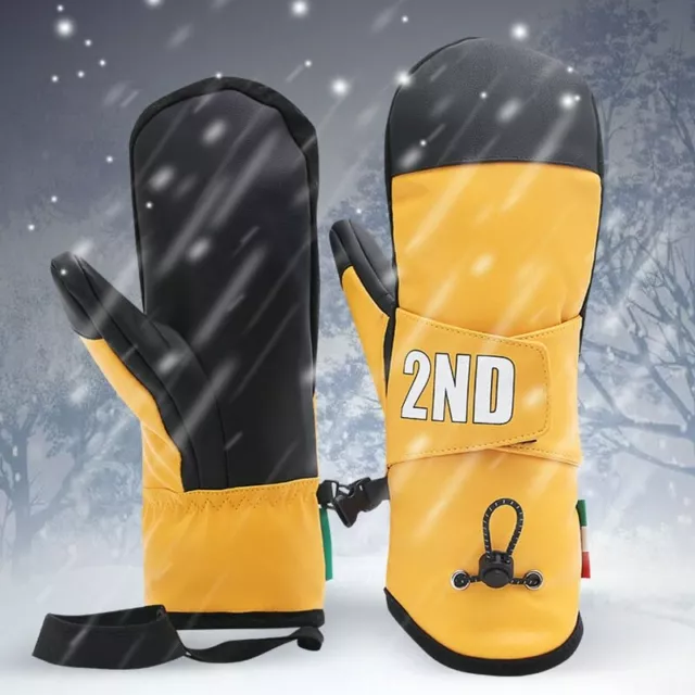 Winter Waterproof Thermal Snow Mittens Skiing Professional Snowboard Ski Gloves