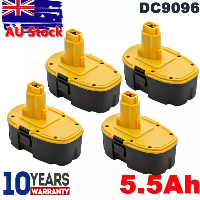 For DeWalt 18V 5500mAh XRP Battery/Charger DC9096 DC9096-2 DC9098 DW9095 DE9096