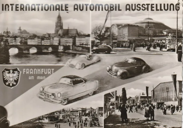 Frankfurt / M., gesch. 50er Jahre, Internat. Automobil Ausst.