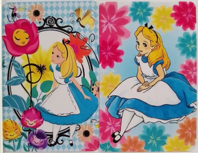 swap cards Modern playing card back Alice In Wonderland