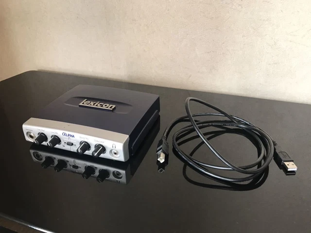 Envoi Inclus Lexicon Alpha Audio Interface