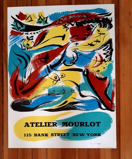 Affiche Lithographique CARZOU - Mourlot Provinces Françaises - Expo 1966 - Originale