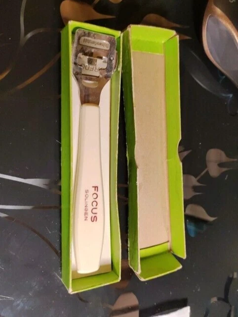 Rasoio vintage da collezione anni '50 '60 Focus Solingen Made in Germany