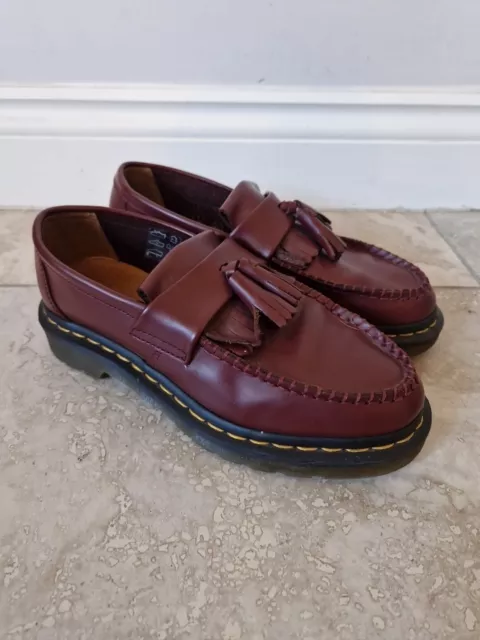 DR. MARTENS ADRIAN Tassel Loafers Smooth Cherry Red Women s UK 5 49.99 PicClick UK