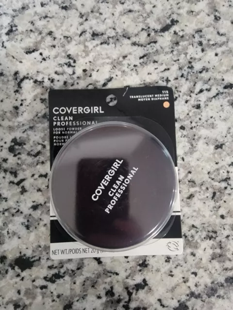 Covergirl Clean Professional Loose Powder 0.7 oz - 115 TRANSLUCENT MEDIUM