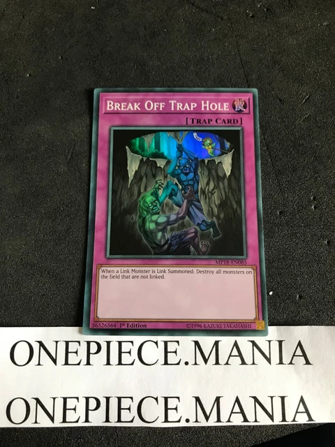 Yu-Gi-Oh! Karte – Break Off Trap Hole – MP18-EN085 – Super Rare – 1. Auflage