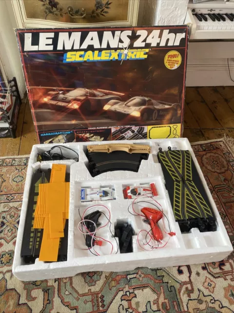 LE MANS 24HR Scalextric C.742 Track Set Boxed Jaguar Porsche Untested 49.99 PicClick UK