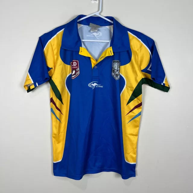 QRL QLD Rugby League Gold Coast Cup Classic Media Polo Shirt Men's Medium M