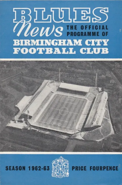 Birmingham City v Wolverhampton Wanderers 1962/3 (9 Mar)