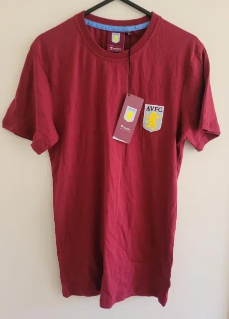 T-Shirt Aston Villa FC Fanatiker brandneu mit Etikett XS