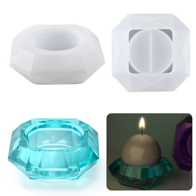 SILICONE TEALIGHT CANDLE Holder Resin Epoxy Mold Candlestick Casting