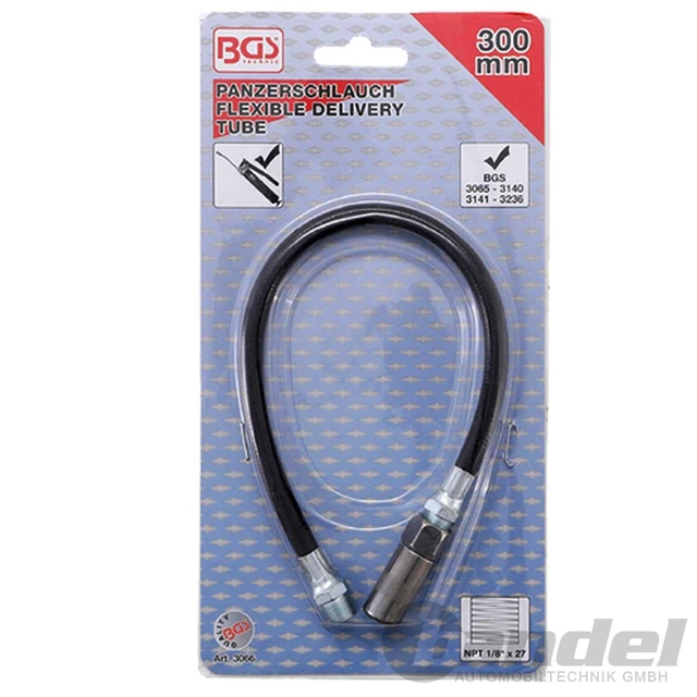 BGS 3066 Tubo Corazzato Fettpressschlauch per Ingrassatori Pressa Manuale 300 MM