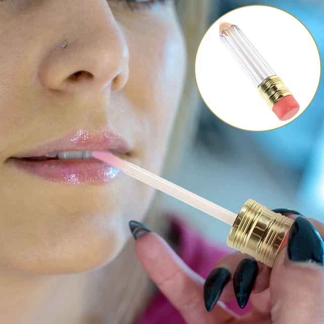 12 Pcs Tubes De Brillant À Lèvres En Vrac Brillants À Lèvres Transparents Vitré