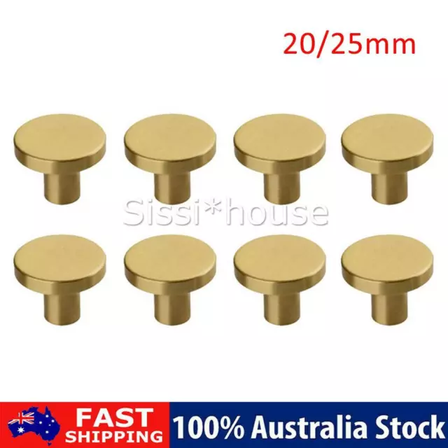 Brass Gold Cabinet Handles Kitchen knobs Drawer Cupboard Pulls Door Furniture AU