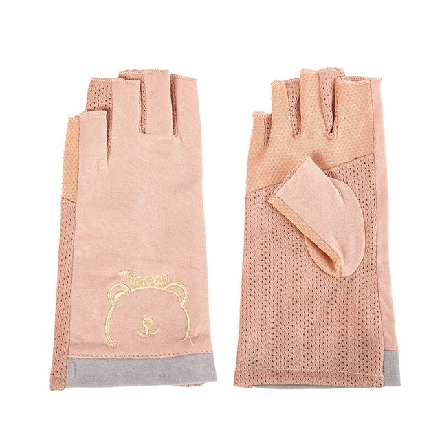 Nail art UV Gel Protezione Glovestip lampada anti-Ultraviolet Open Gloves  EI