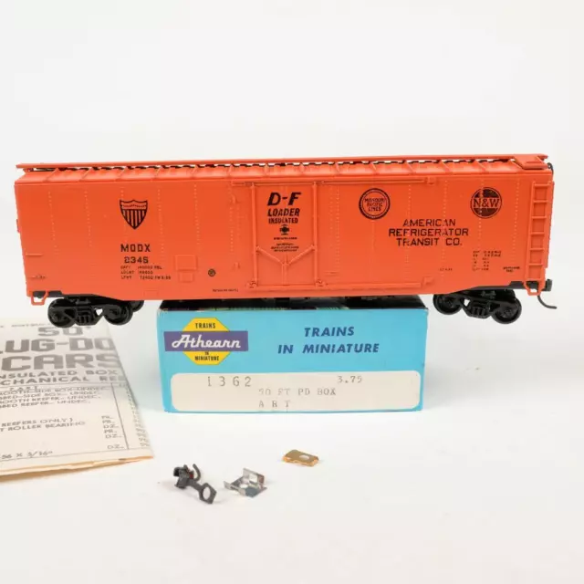 Athearn HO Scale American Refrigerator Transit MODX 50' Plug Door Box Car 1362