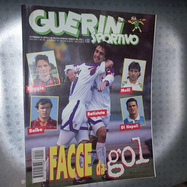 Guerin Sportivo 43-1988 Careca-juventus-zenga +Film Baggio +Poster Careca