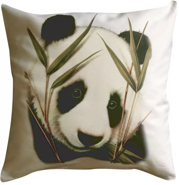 Panda Solo | Quality 100% Cotton Cushion Cover and Zip | Howard Robinson