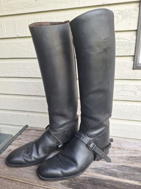 Pre WW2 German European Officer tall riding jack boots spurs uniform cavalry WW1