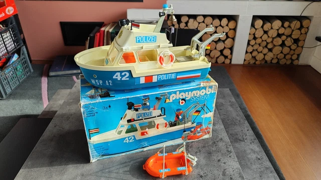 PLAYMOBIL K4212 - Bandierina Passerella Barca Polizia 3539 - Danneggiata