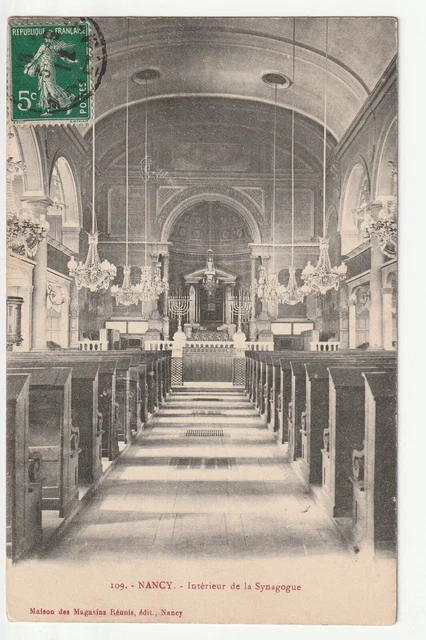 NANCY - Meurthe & Moselle - CPA 54 - Vue Interieure de la Synagogue