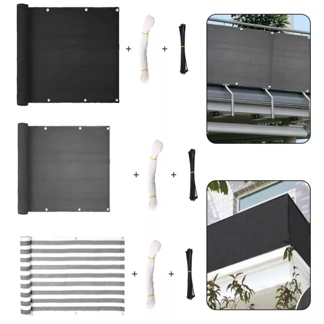 Privacy balcone esterno copertura pannello recinzione protezione UV ombreggiatur