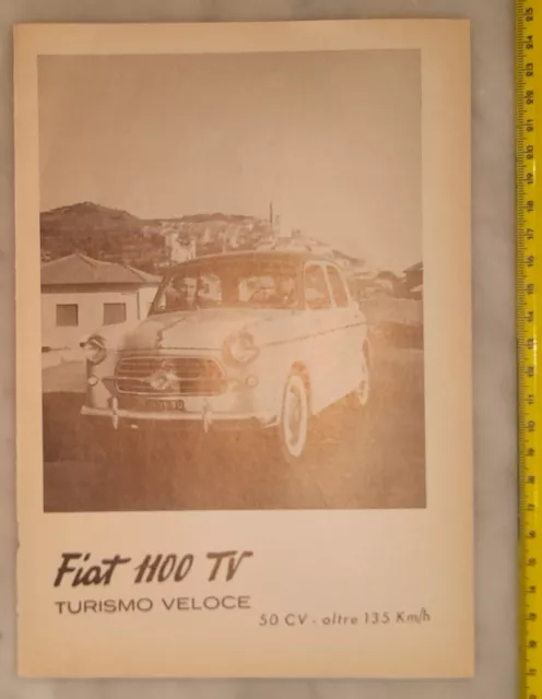 Pubblicità advertising FIAT  1100 TV  (anni Cinquanta)