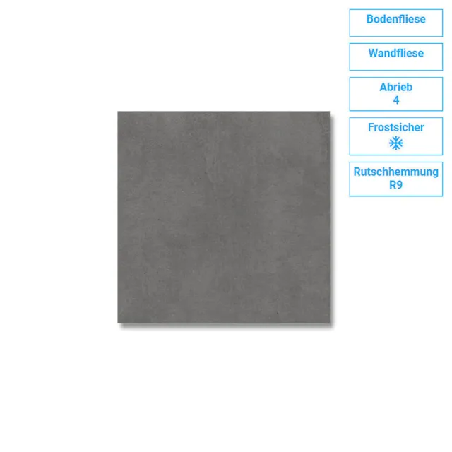 Pattern tile wall floor anthracite matte frostproof underfloor heating 30x60 9mm R9