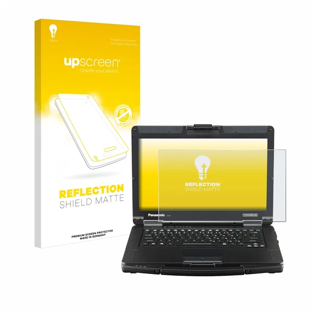 Film Protection écran AtFoliX Pour Panasonic ToughBook CF-H2 - Antichoc, Anti-reflets, Mat, 2 Pièces