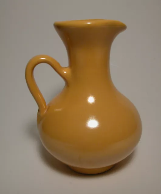 Vintage CATALINA Island Art Pottery Pitcher Chinese YELLOW Ex