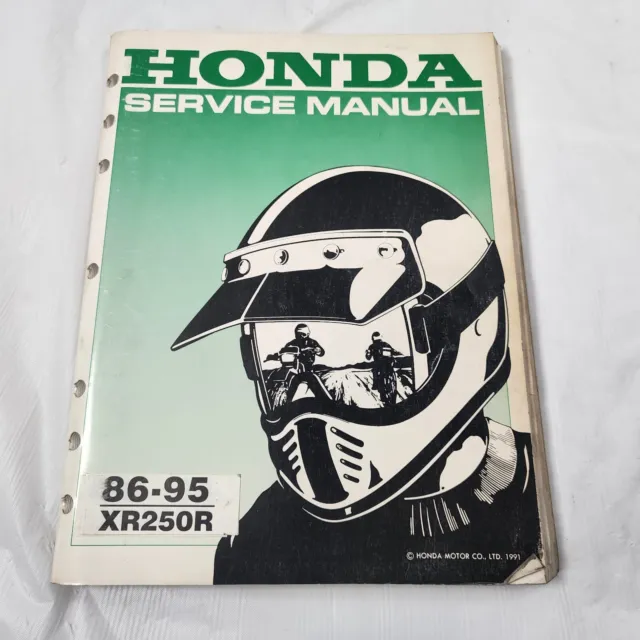 Honda Service Shop Repair Manual Book 1986 - 1995 XR250R XR 250 R XR250 61KT106