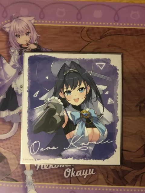 Hololive Ouro Kronii Signed Shikishi Board (Super Expo 2022)
